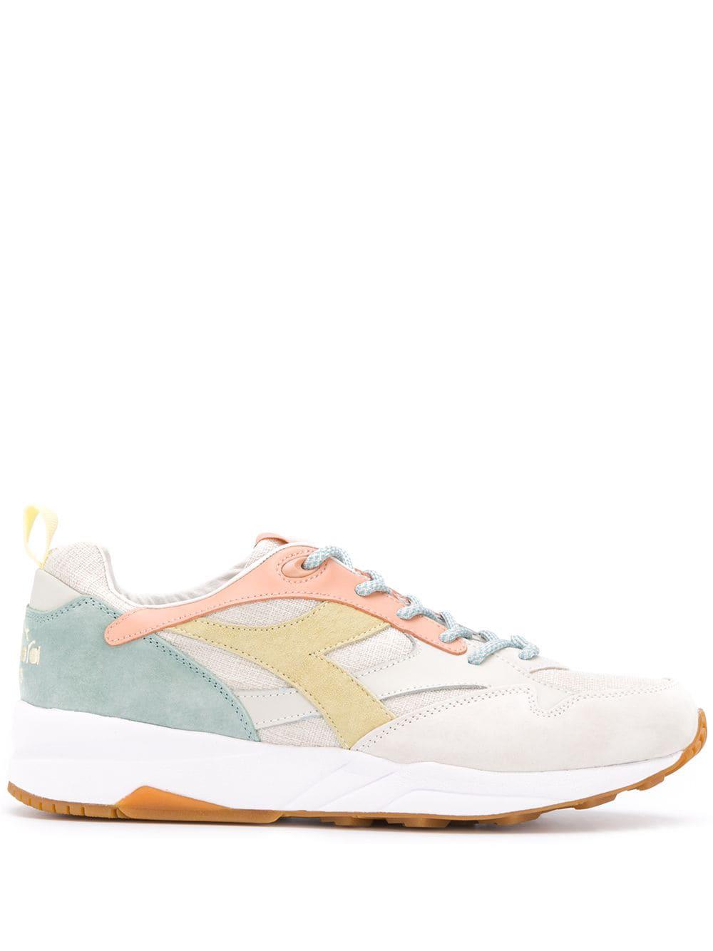 colour block sneakers by DIADORA