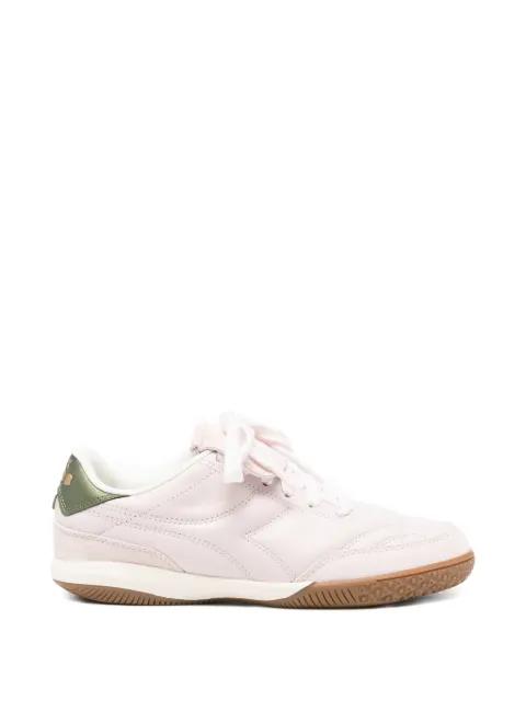 logo-embroidered leather sneakers by DIADORA