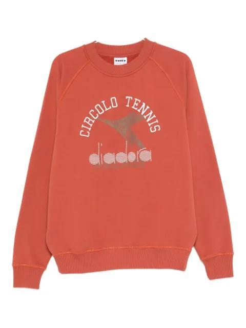 logo-print sweatshirt by DIADORA