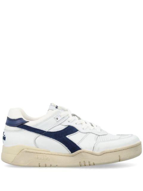 panelled leather sneakers by DIADORA