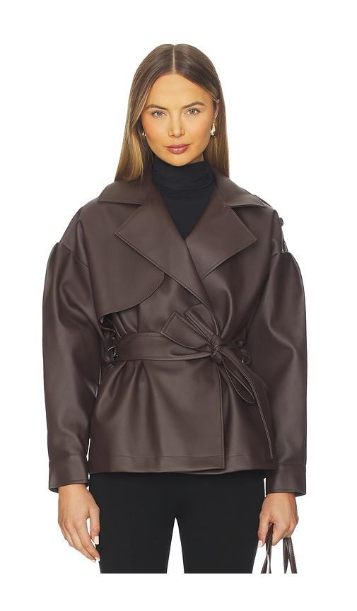 Diana Milkanova Studio Iconic Jacket in Brown by DIANA MILKANOVA STUDIO