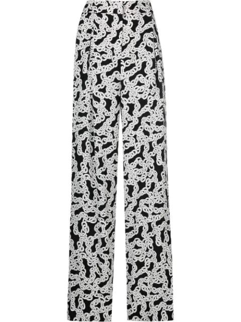 Brooklyn straight-leg trousers by DIANE VON FURSTENBERG