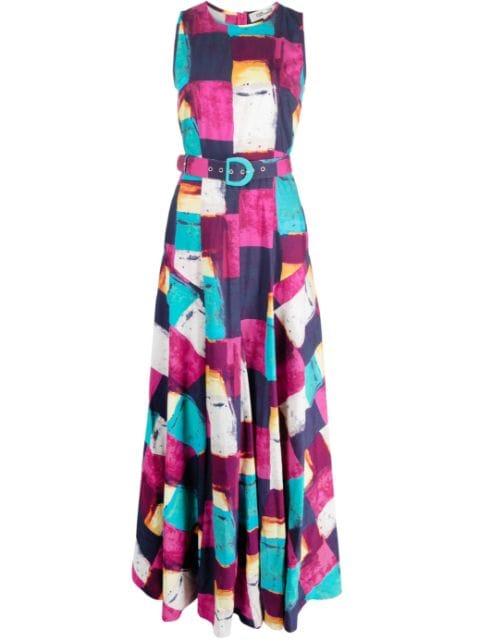 Elliot geometric-print maxi dress by DIANE VON FURSTENBERG