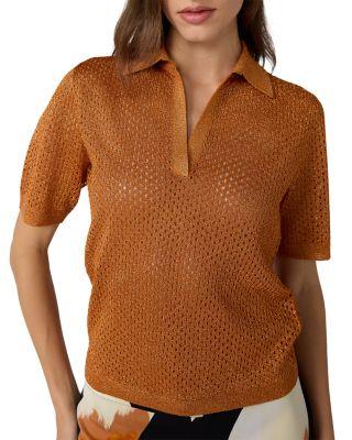 Maren Metallic Sweater by DIANE VON FURSTENBERG