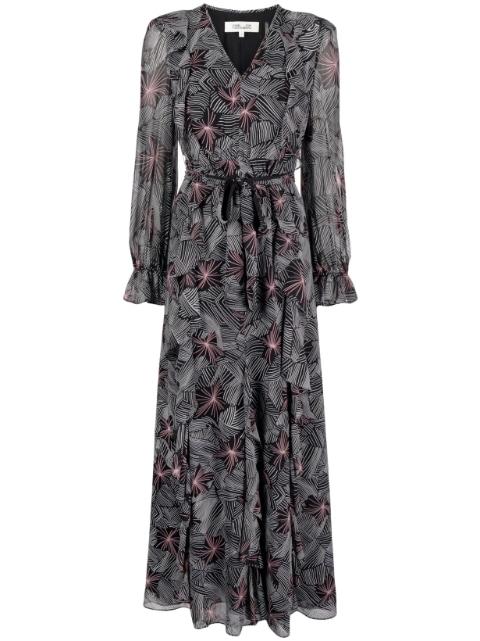 geometric-print midi dress by DIANE VON FURSTENBERG