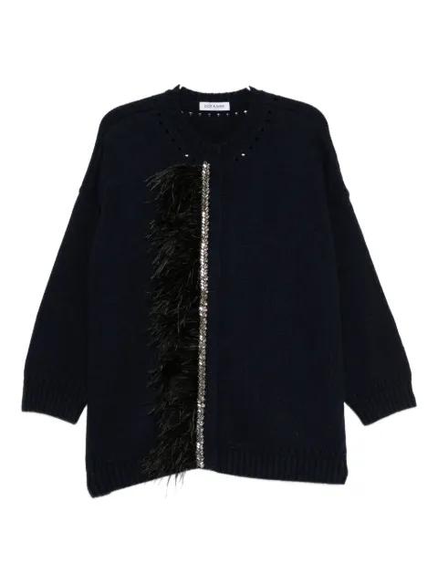 crystal-embellished cardigan by DICE KAYEK