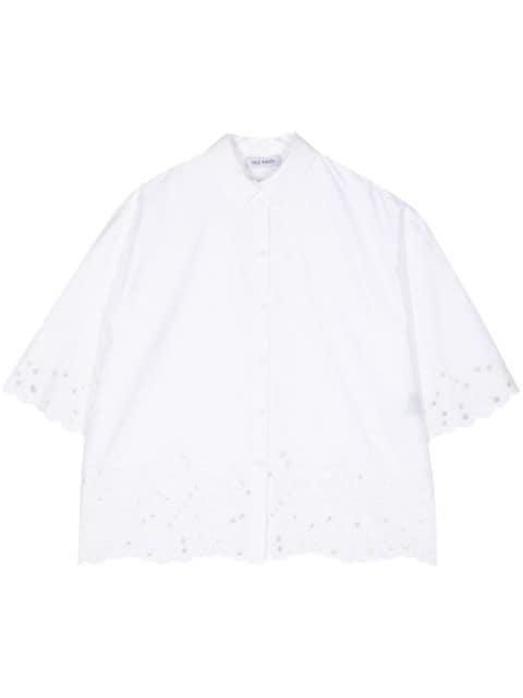 embroidered cotton shirt by DICE KAYEK