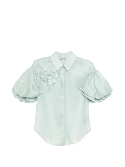 floral embroidered shirt by DICE KAYEK