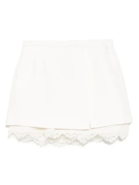 layered details shorts by DICE KAYEK