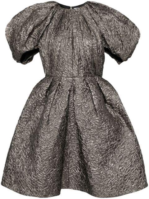 metallic sheen mini dress by DICE KAYEK