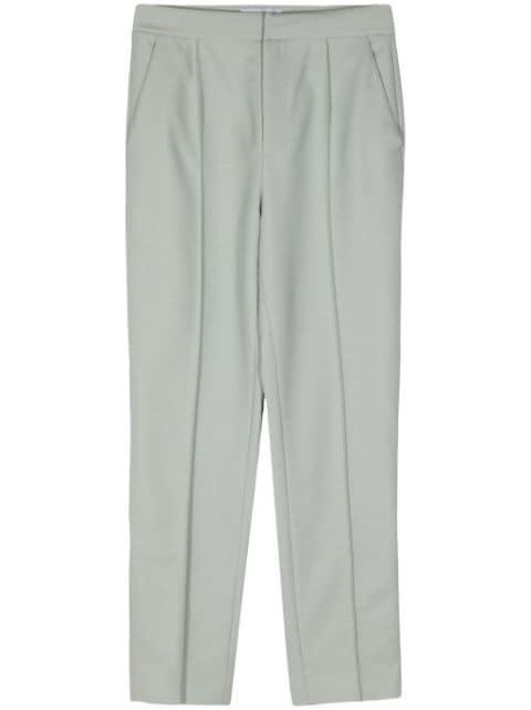 pleat-detail tapered trousers by DICE KAYEK