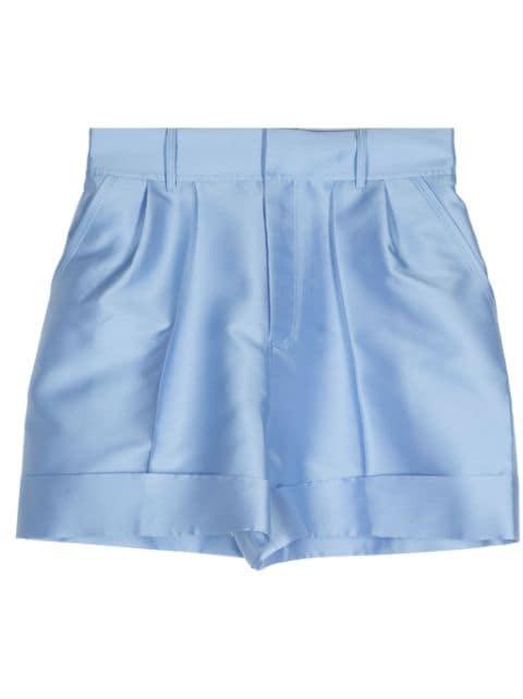 satin-finish mini shorts by DICE KAYEK