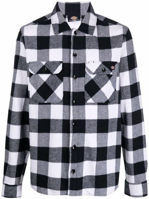 checked cotton shirt by DICKIES CONSTRUCT