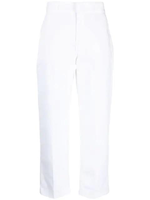 cropped press-crease trousers by DICKIES CONSTRUCT