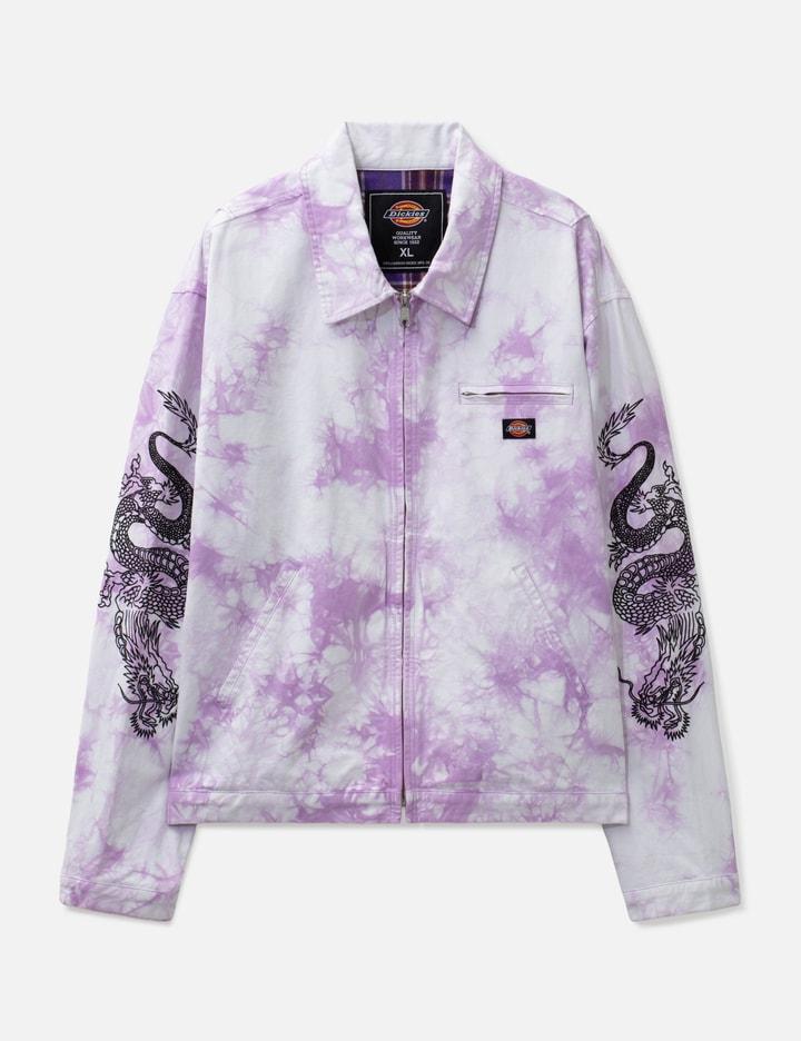 Clot Tiedye Embroidery Zip Up by DICKIES