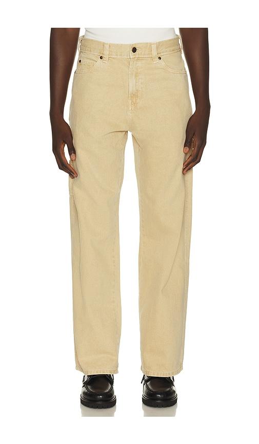Dickies 1993 Loose Straight Carpenter Jean in Tan by DICKIES