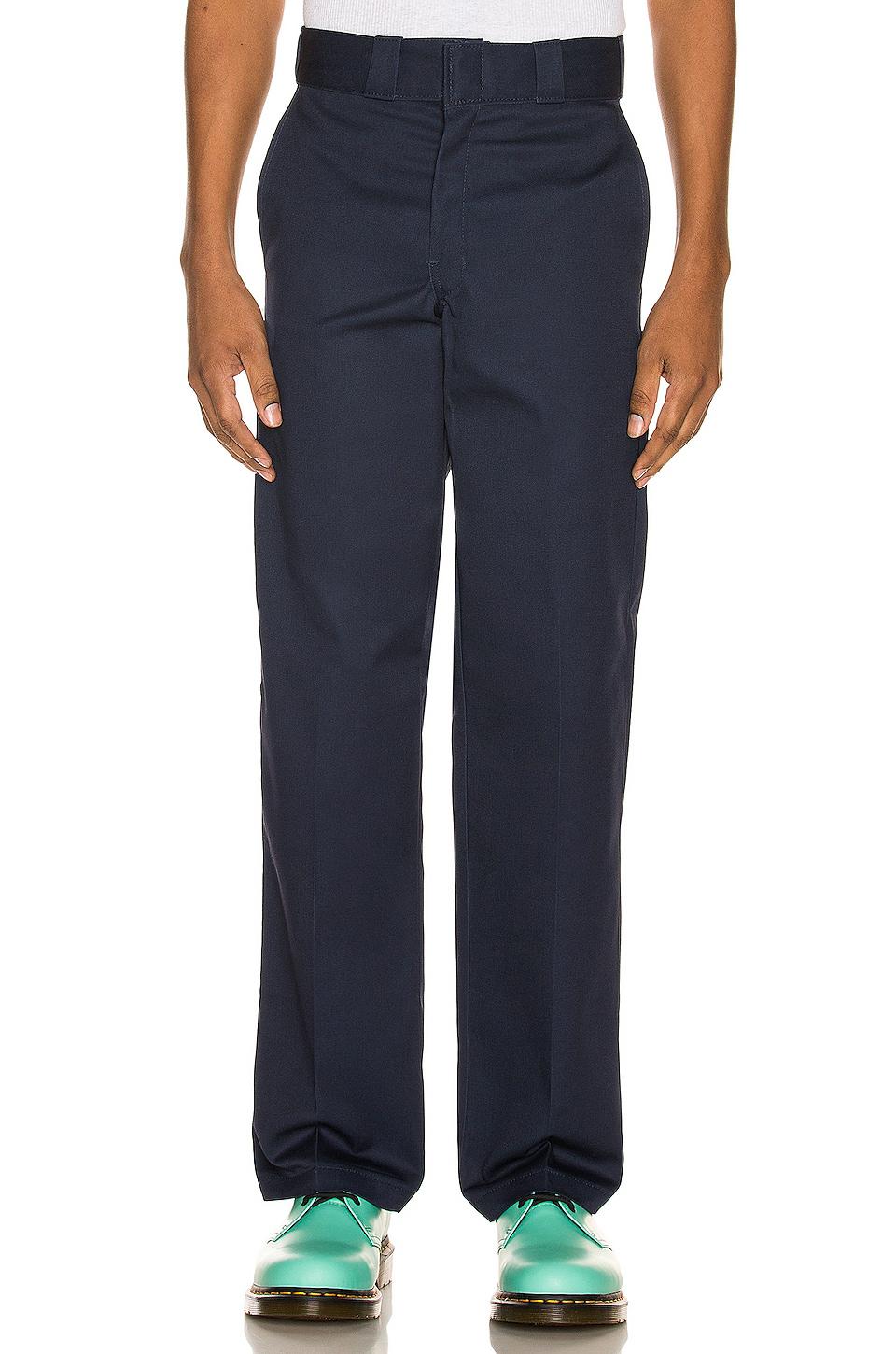 Dickies 874 Work Straight Leg Pant in Blue by DICKIES