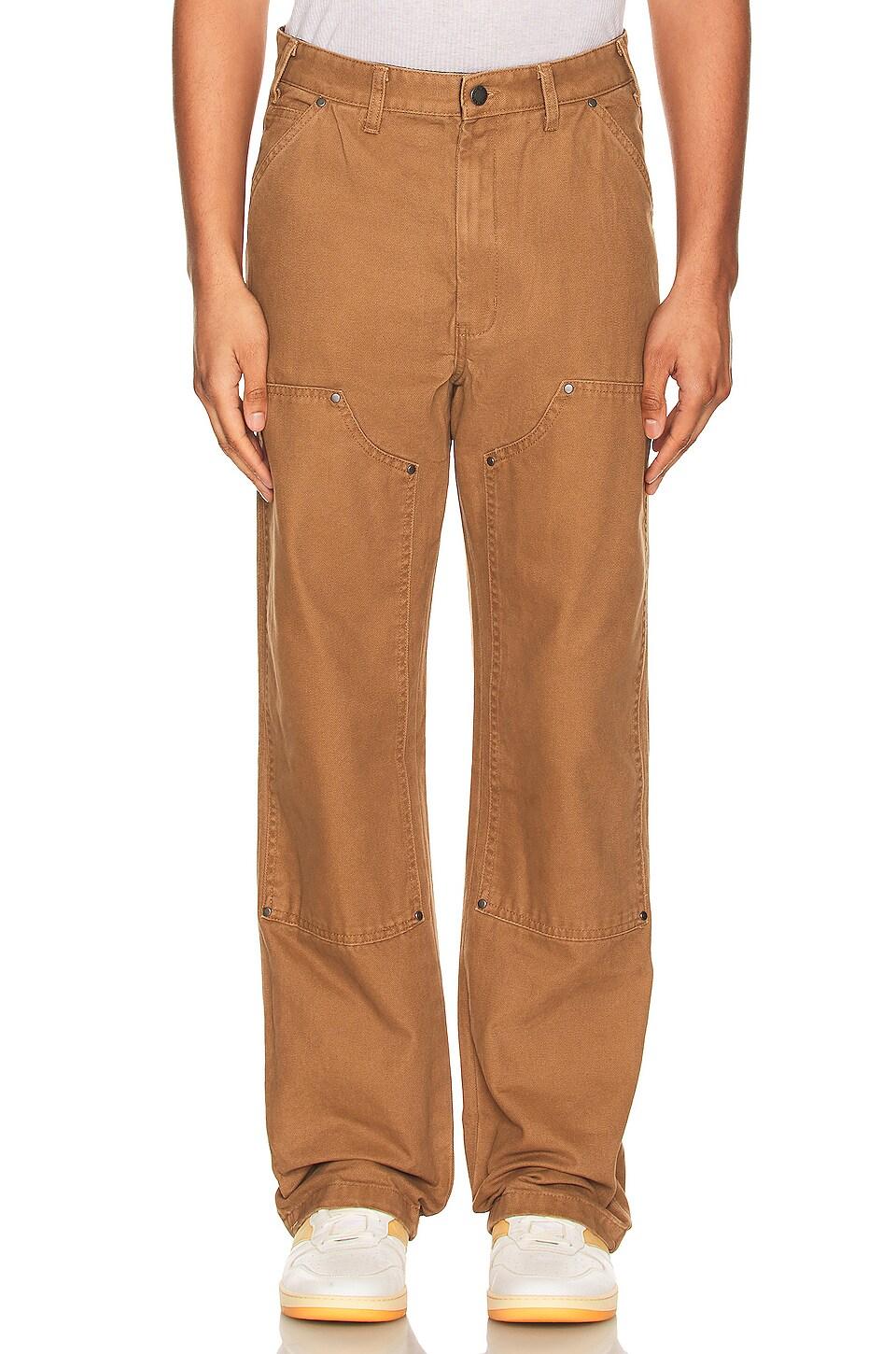 Dickies Double Front Duck Pants in Brown by DICKIES