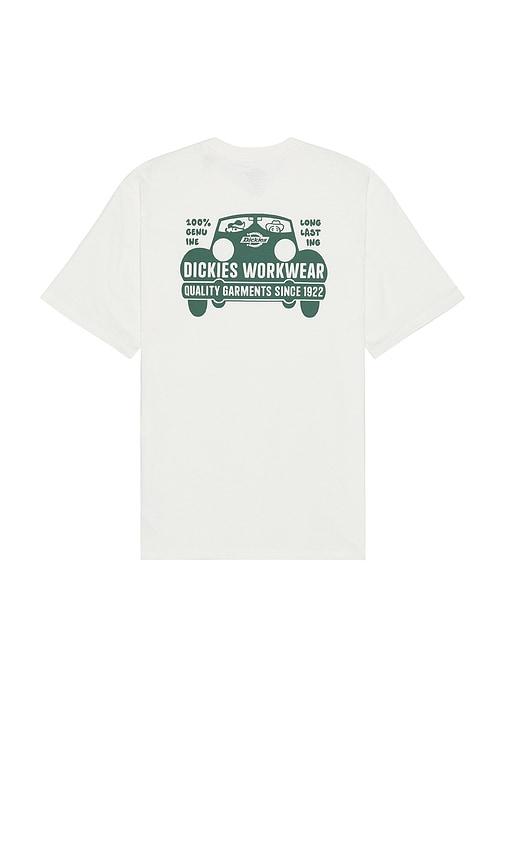 Dickies Gordonsville Short Sleeve Tee in White by DICKIES