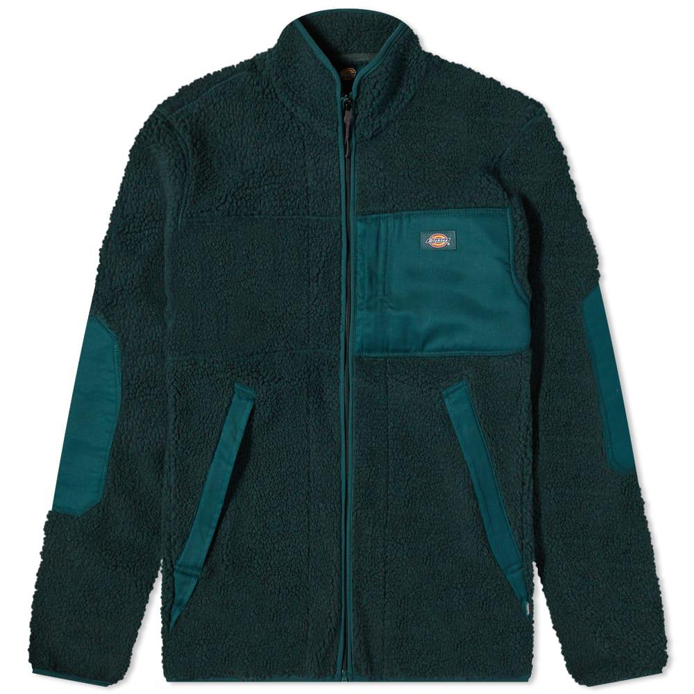 Dickies Red Chute Sherpa Fleece Jacket by DICKIES Dickies Red Chute Sherpa Fleece Jacket by DICKIES