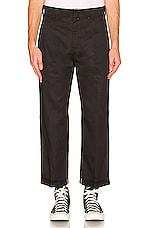 Dickies Regular Fit Cuffed Straight Leg Pant in Black by DICKIES