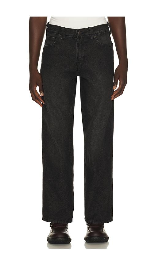 Dickies Relaxed Straight Work Jean in Black by DICKIES