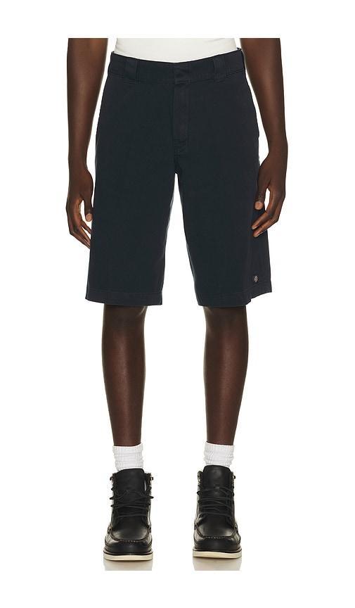 Dickies Worn in 13 Loose Work Short in Navy by DICKIES