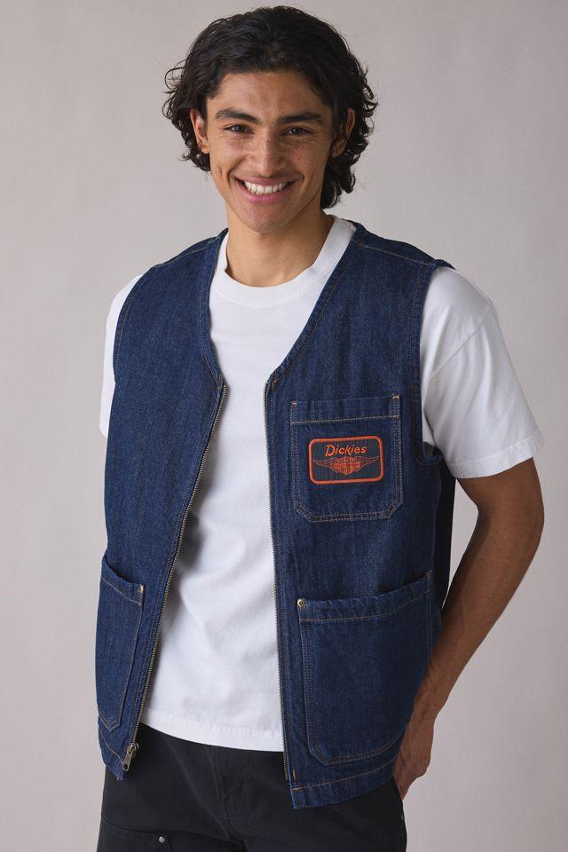 Dickies X Harley Davidson Denim Vest by DICKIES