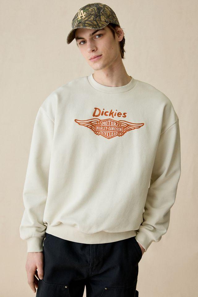 Dickies X Harley Davidson Logo Graphic Crew Neck Sweatshirt by DICKIES