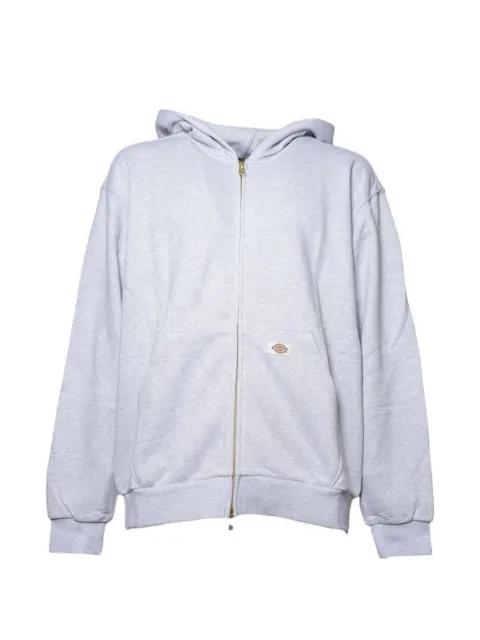 Fostoria logo-patch zip-up hoodie by DICKIES