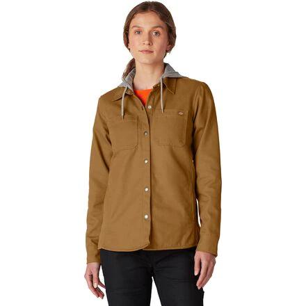 Hooded Duck Shirt Jacket by DICKIES