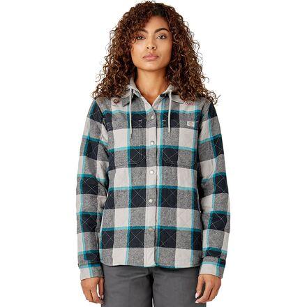 Hooded Flannel Shirt Jacket by DICKIES