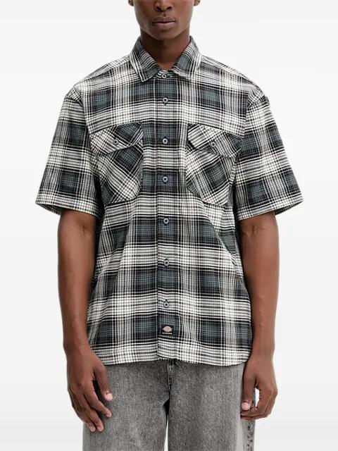 Mike Anderson plaid chest-pocket shirt by DICKIES