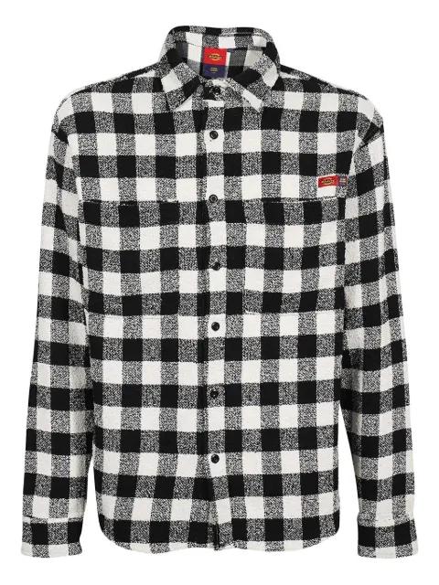 checked patch-pocket shirt by DICKIES