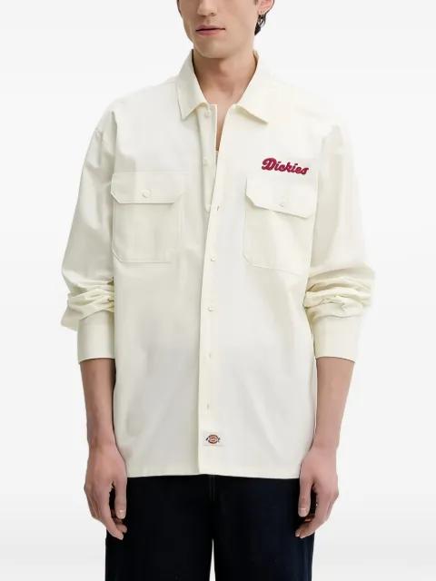 chest-pocket embroidered shirt by DICKIES
