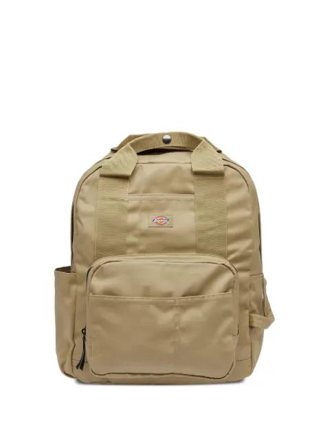 logo-patch backpack by DICKIES