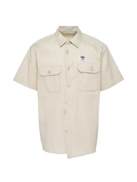 logo-patch short-sleeve shirt by DICKIES