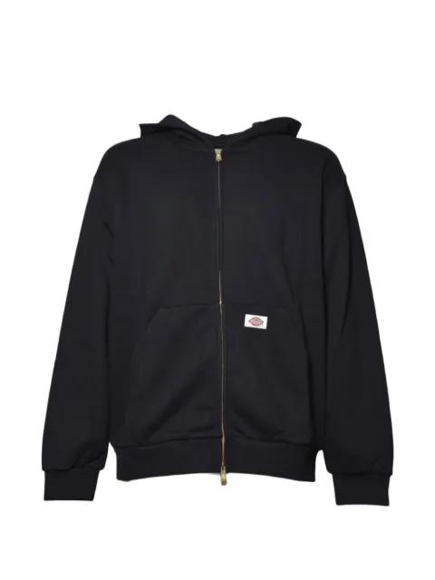 logo-patch zip-up hoodie by DICKIES