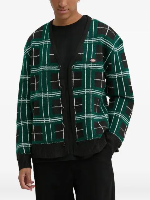 plaid cardigan by DICKIES