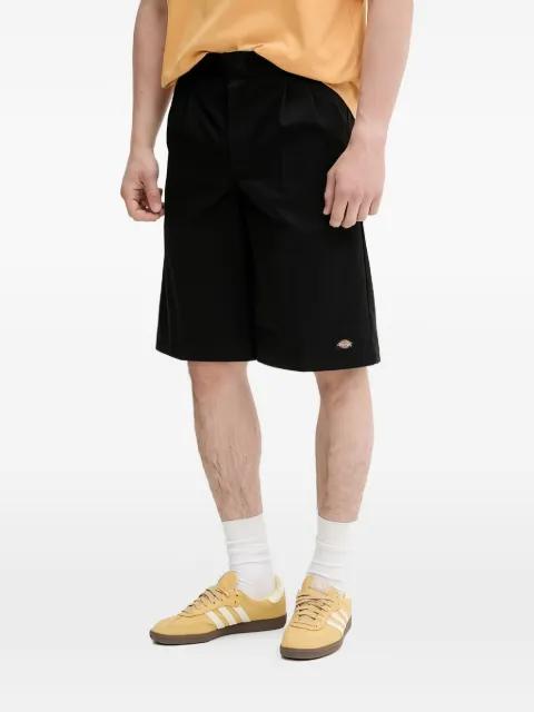 pleated logo shorts by DICKIES