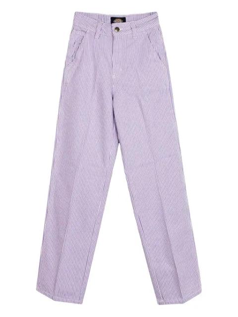 striped-pattern trousers by DICKIES
