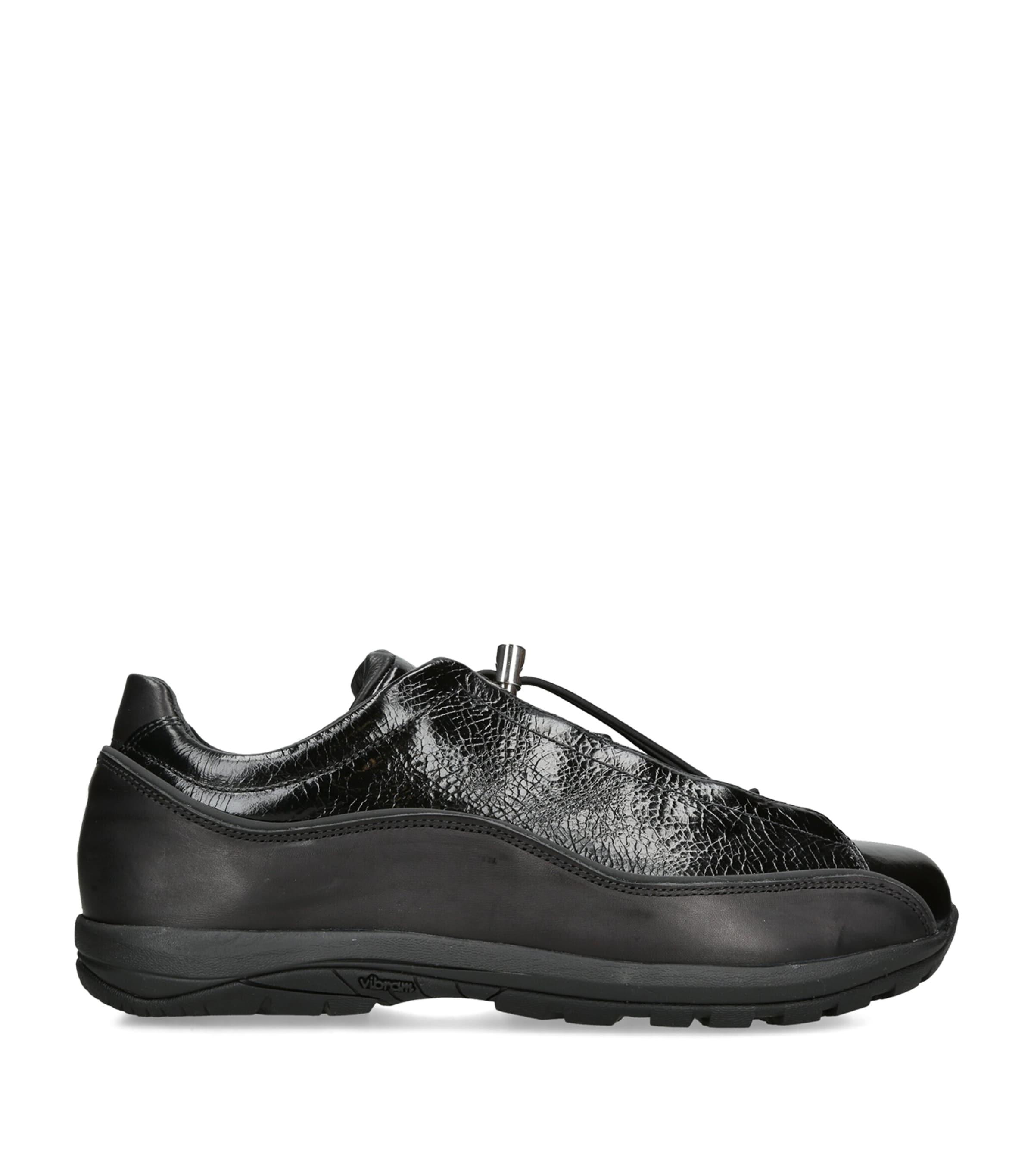 Diemme Crackled Leather Licata Sneakers by DIEMME