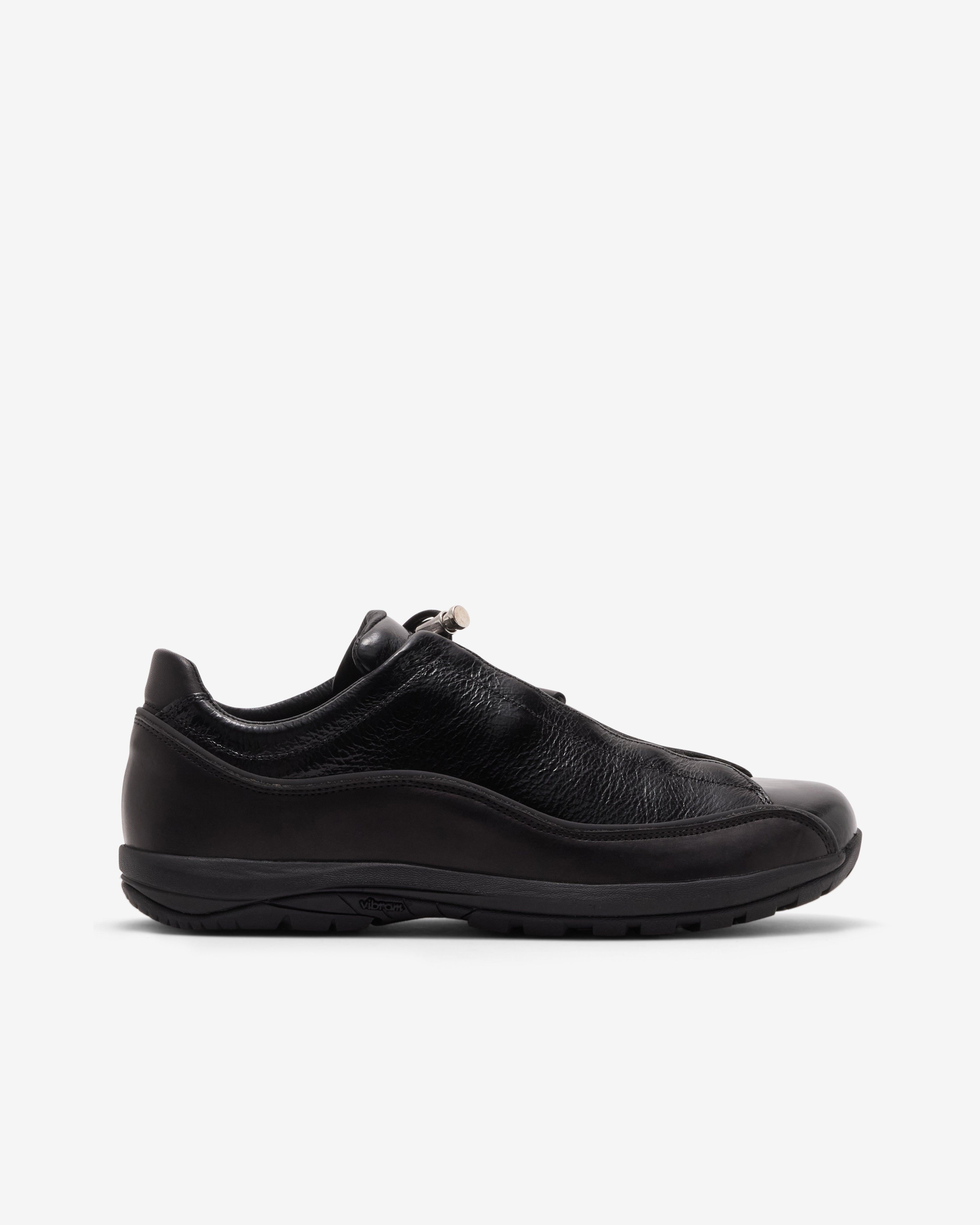 Diemme - Men's Licata - (Black Crackled Patent Leather) by DIEMME