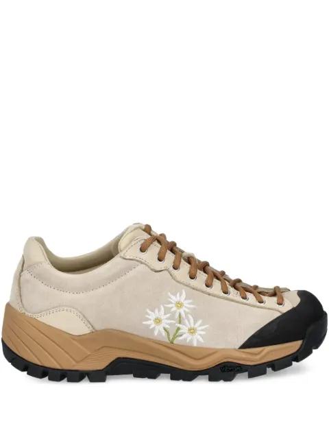 Movida embroidered-floral trail sneakers by DIEMME