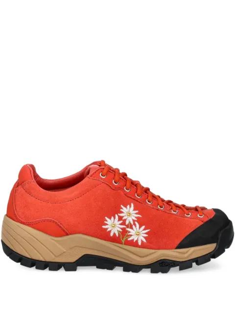 Movida floral-embroidered hiking sneakers by DIEMME