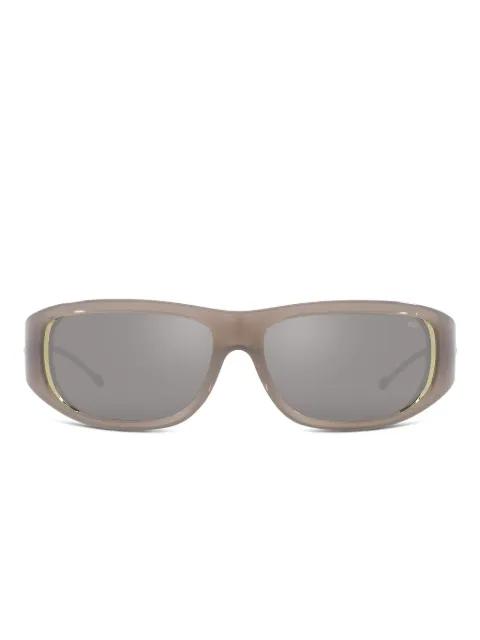 0dl3001  logo-plaque sunglasses by DIESEL