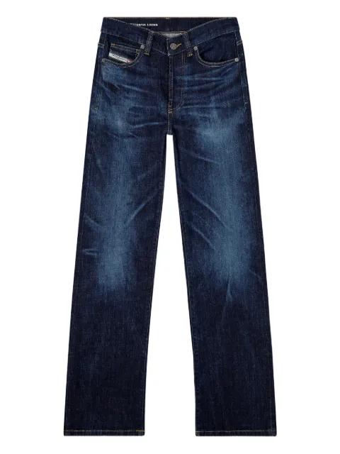 1971 D-Sent high-waisted straight-leg jeans by DIESEL