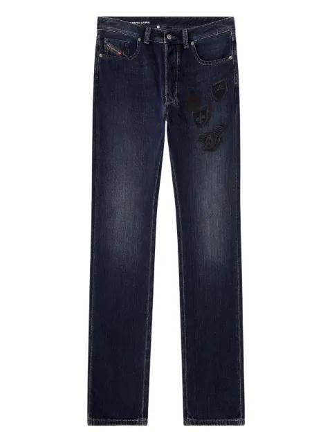 1985 Larkee  shaded embroidered jeans by DIESEL