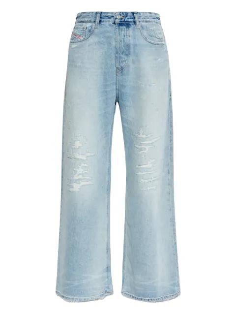 1996 D-Sire distressed wide-leg jeans by DIESEL