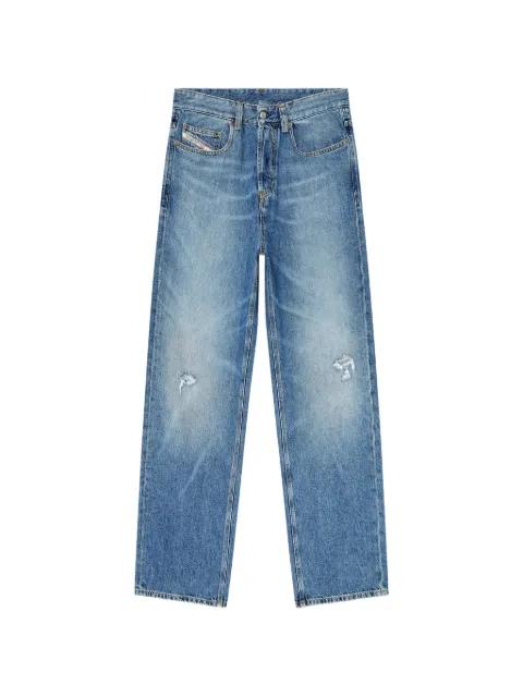2001 D-Macro relaxed-fit distressed-details denim jeans by DIESEL